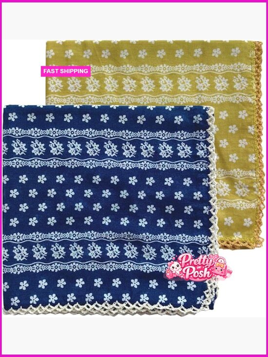 Large Cotton Bandana Headband Head Wrap Scarf 28x28 Inch 2 Pack main image 6